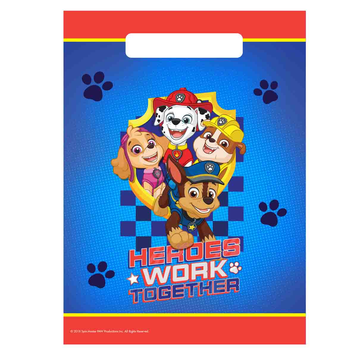 Paw Patrol Geschenketüten 8 Stück