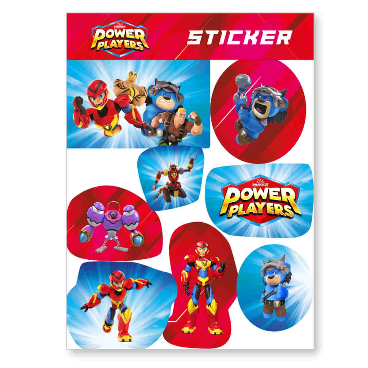 Power Players Sticker – Firlefantastisch Der Partyshop
