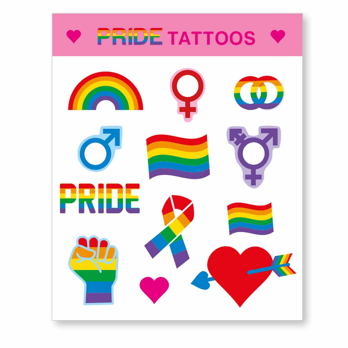 Regenbogen Tattoo Pride