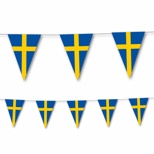 Schweden-Wimpelkette 3,5m