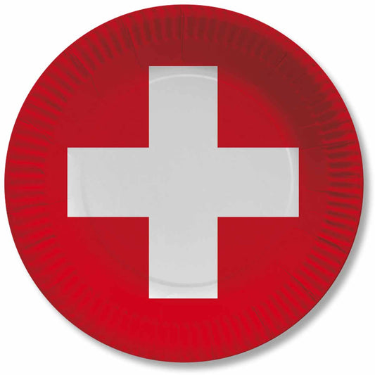 Schweiz-Teller 10 Stück