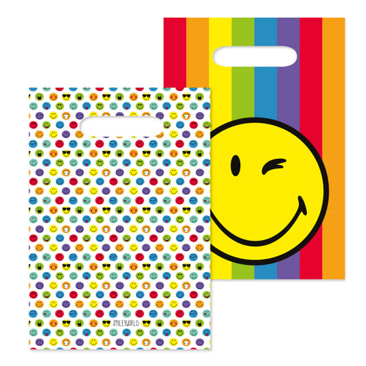 Smiley Partytüten 6 Stück