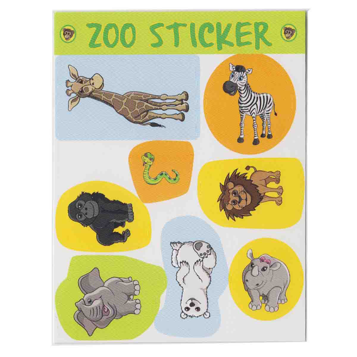 Zoo Mitgebselset Rätselheft + Sticker + Buntstifte