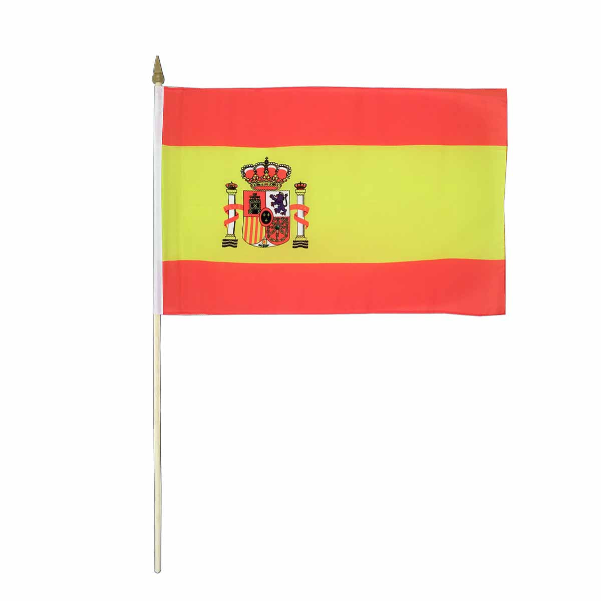 Spanien Fahne aus Stockfahne aus Stoff