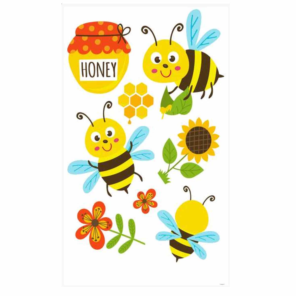 Tattoos Freche Bienen 5 Blatt