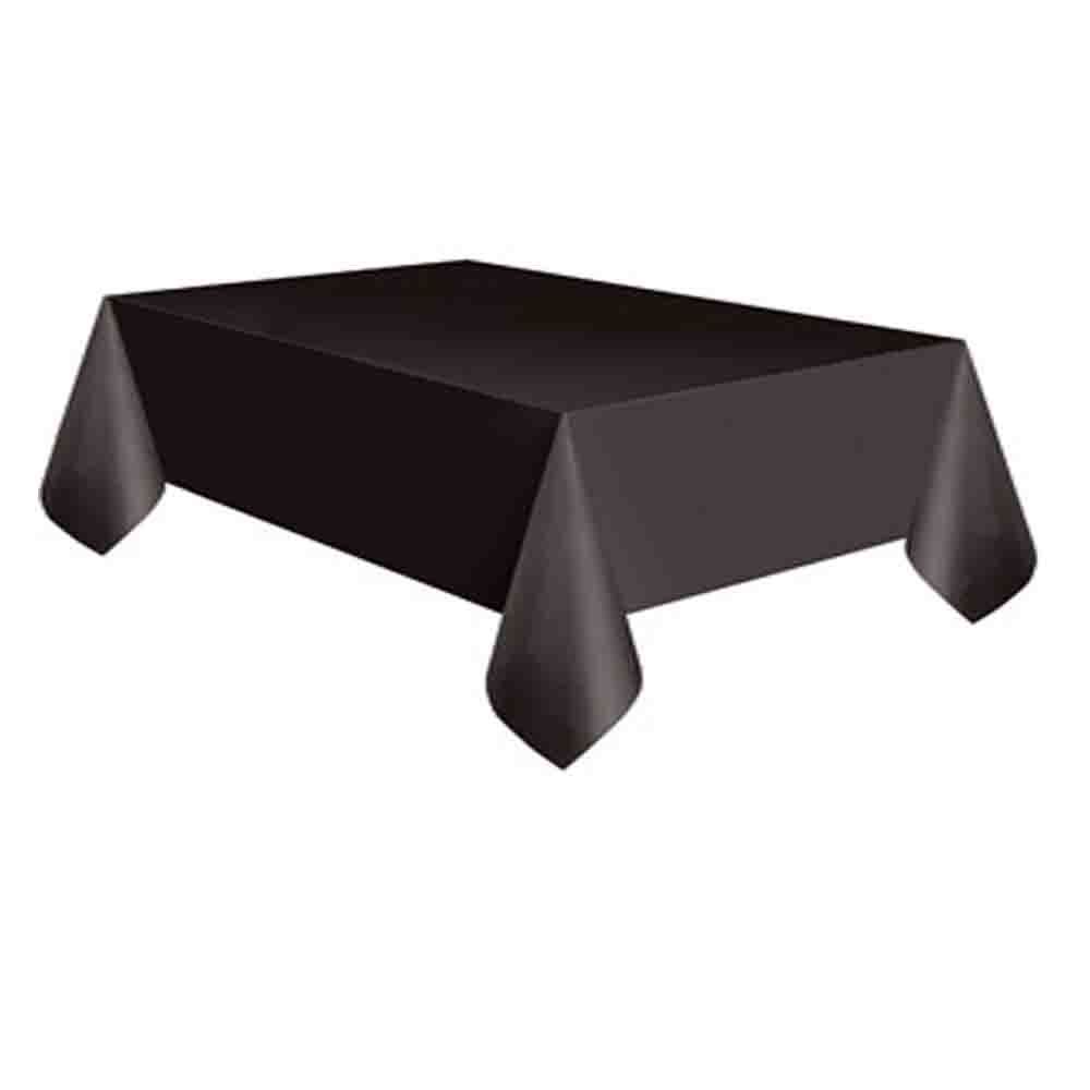 Kunststoff-Tischdecke Schwarz