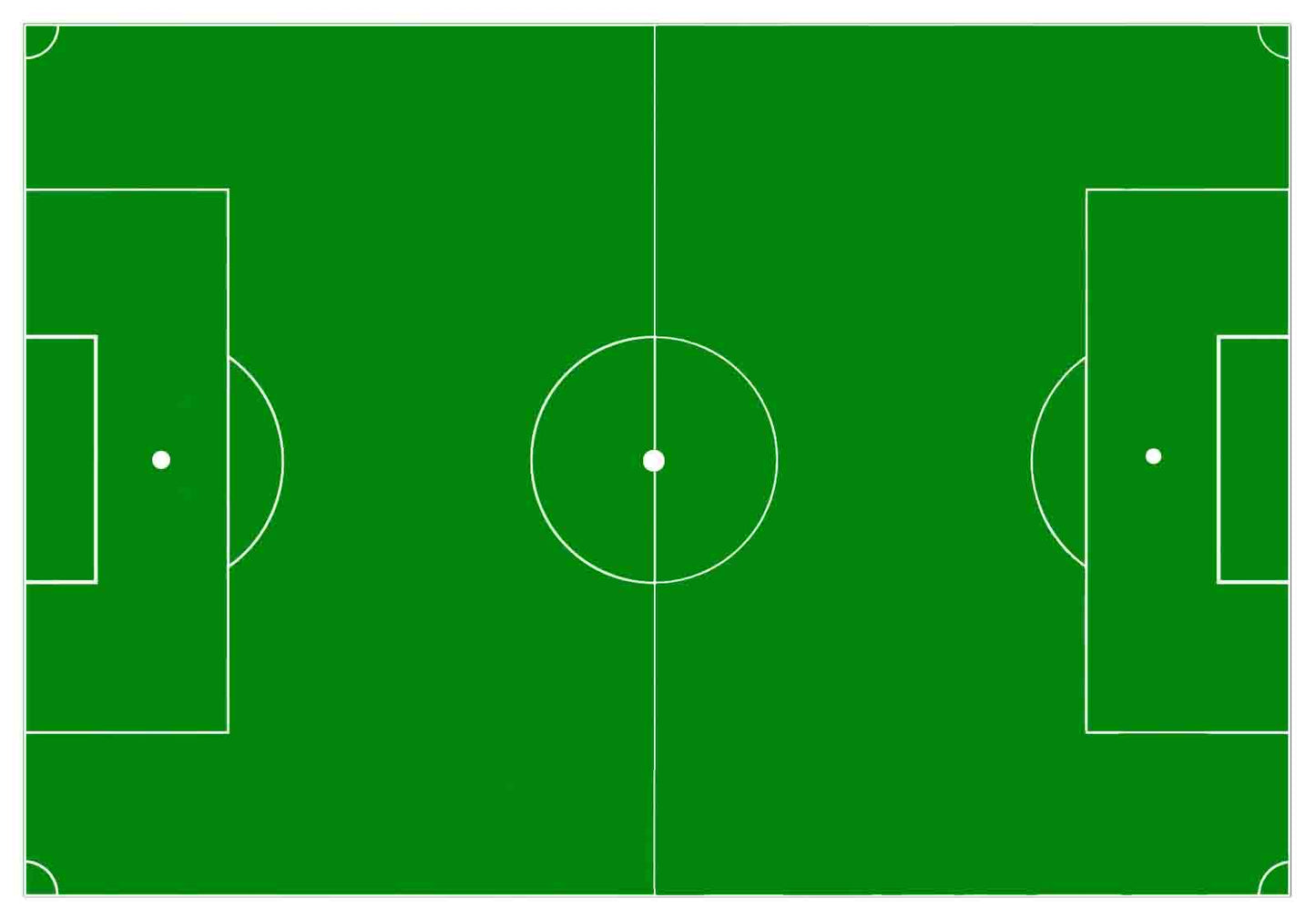 Tortenaufleger Fußballfeld