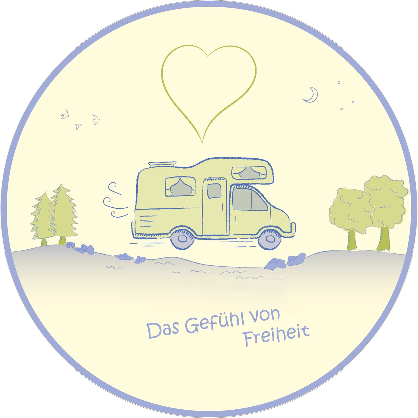 Essbarer Tortenaufleger Wohnmobil