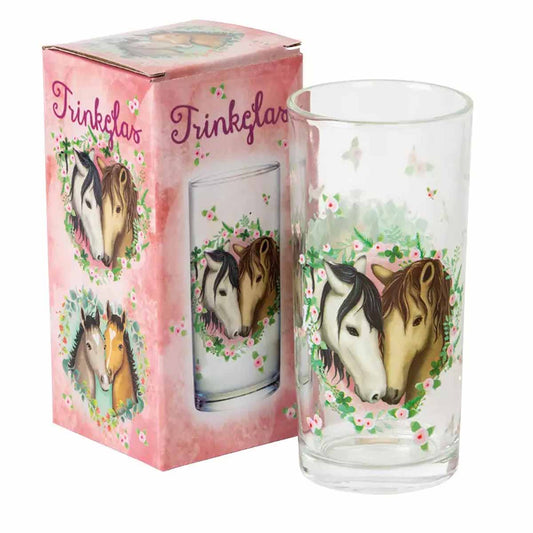 Trinkglas Pferd