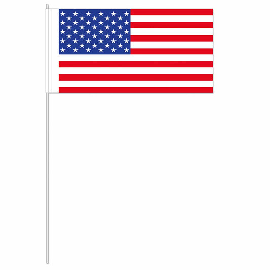 Papierflaggen USA 10 Stück