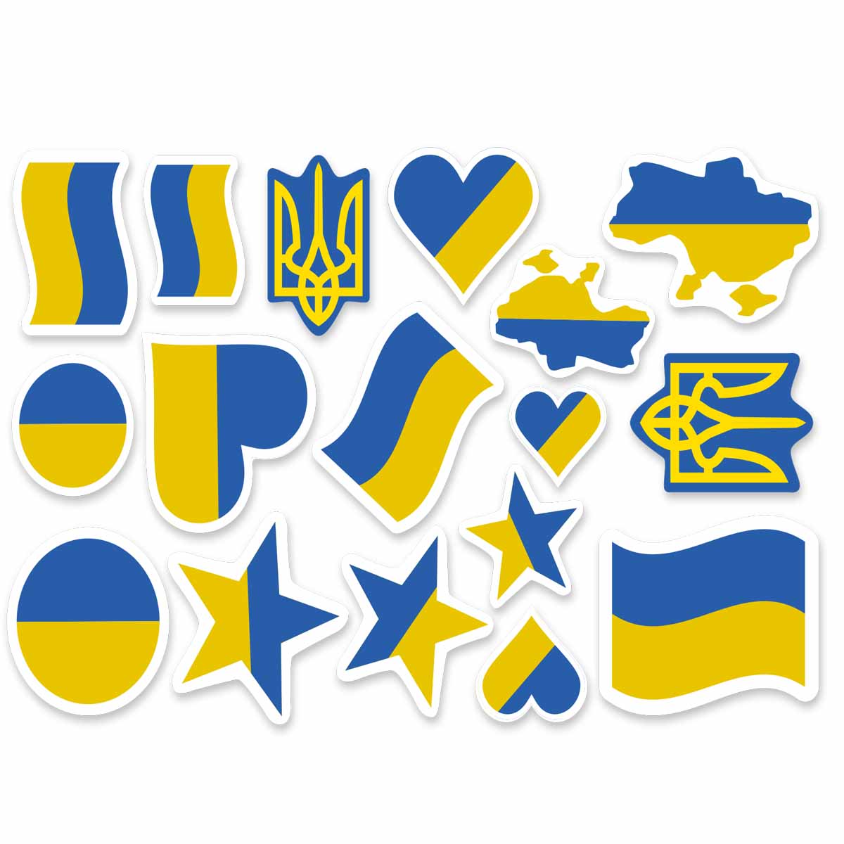 Ukraine-Konfetti XXL