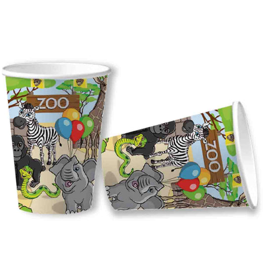 Zoo Becher 8 Stück