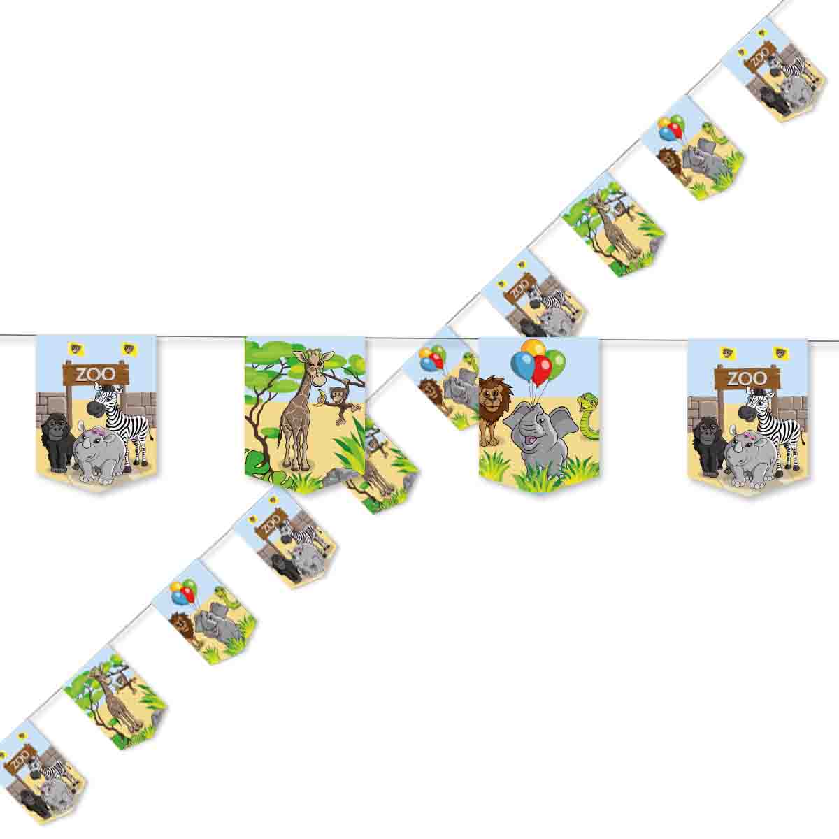 Zoo Wimpelkette – Firlefantastisch Der Partyshop