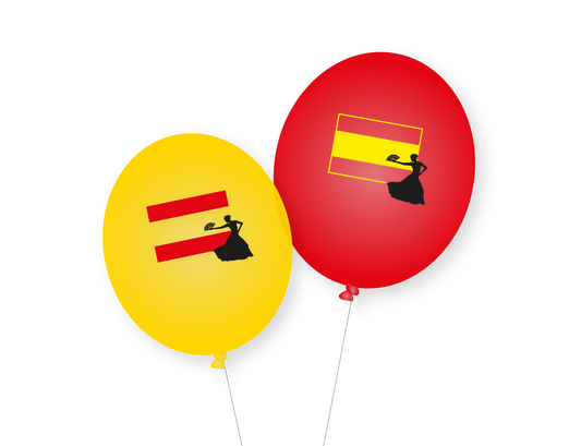 Spanien-Ballons 8 Stück