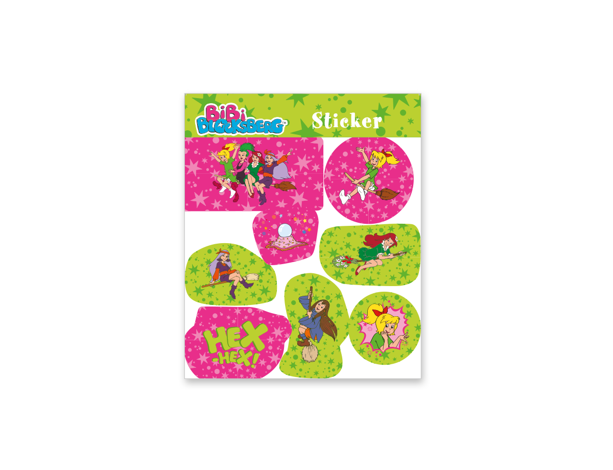 Bibi Blocksberg Mitgebselset Rätselheft + Sticker + Buntstifte