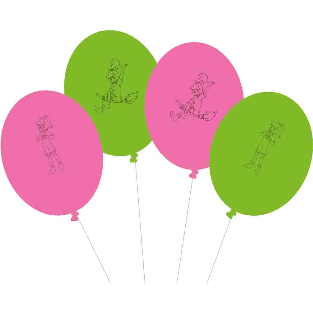 Bibi Blocksberg Luftballons 8 Stück