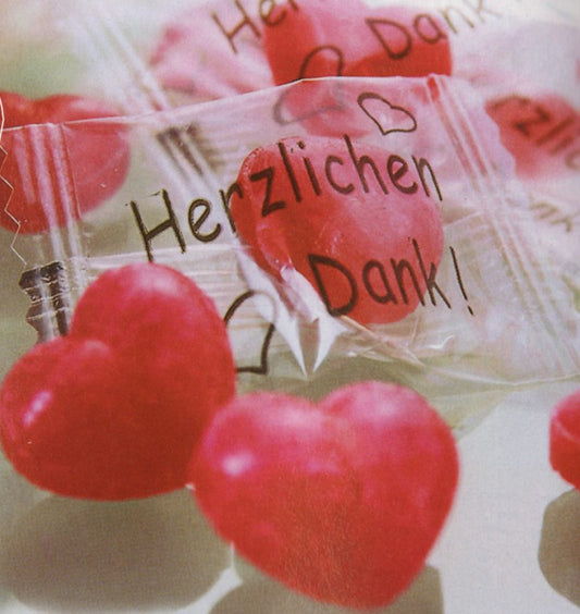 Danke-Bonbon Herz