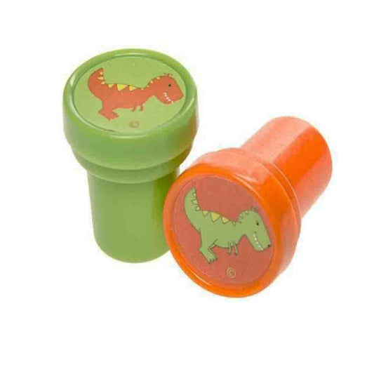 Runder Dino-Stempel