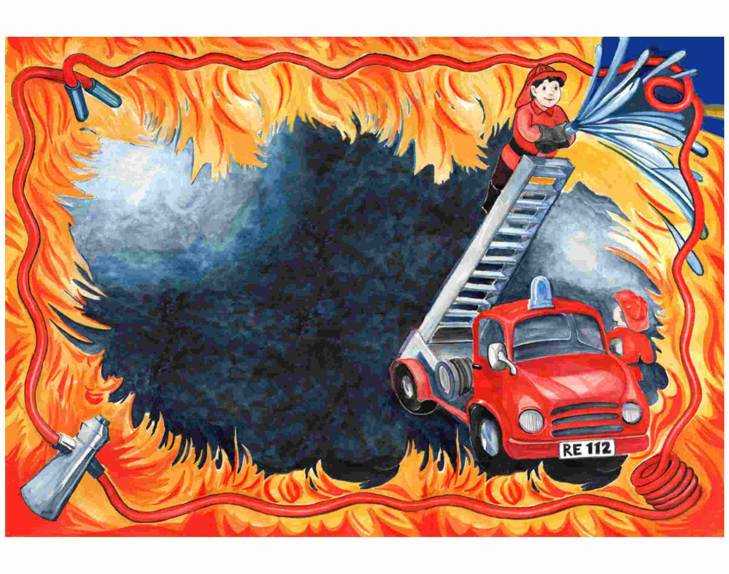 Feuerwehr Platzsets 6St.
