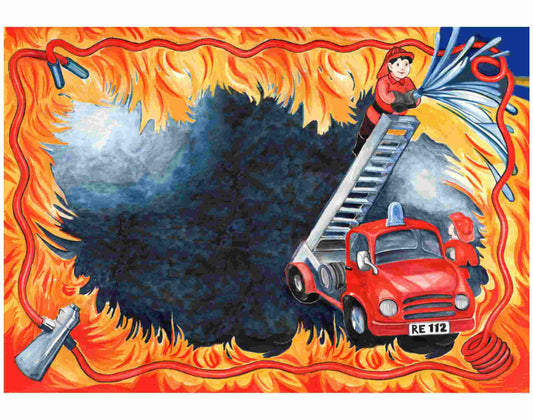 Feuerwehr Platzsets 6St.