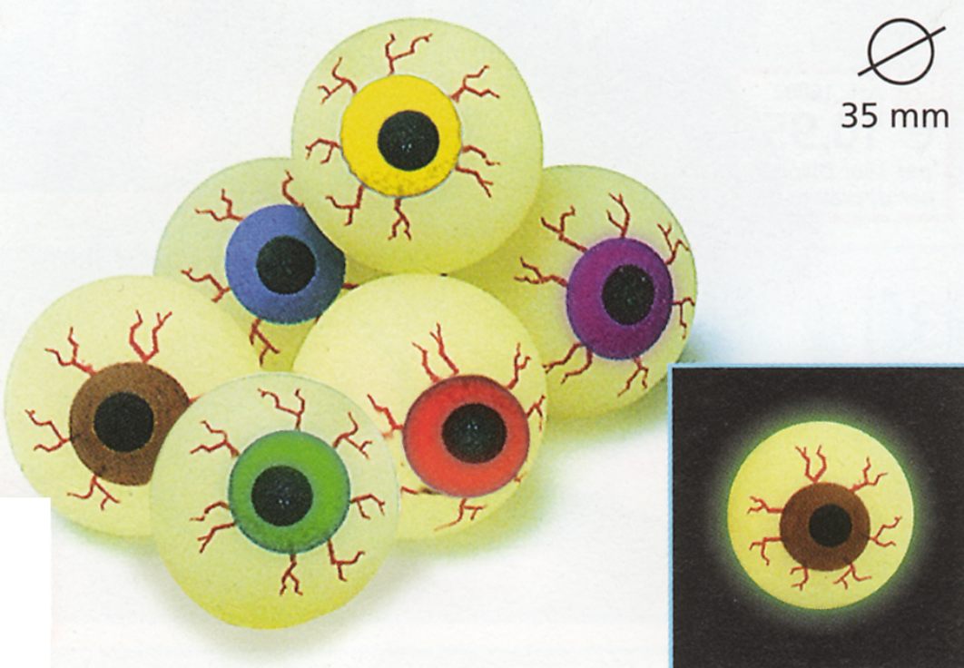 Grusel-Springball Auge / Grusel-Flummi