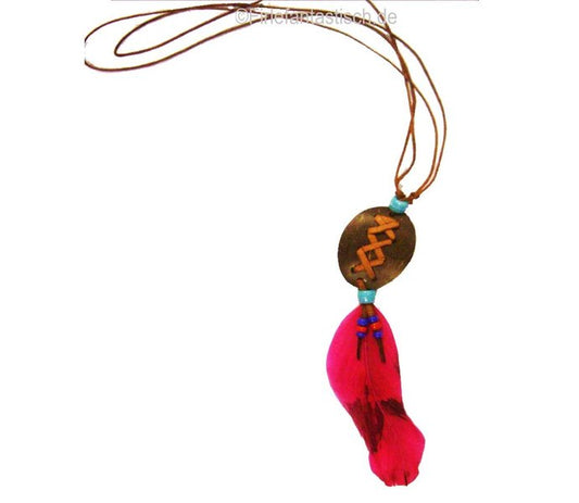 Amulett-Kette rosa