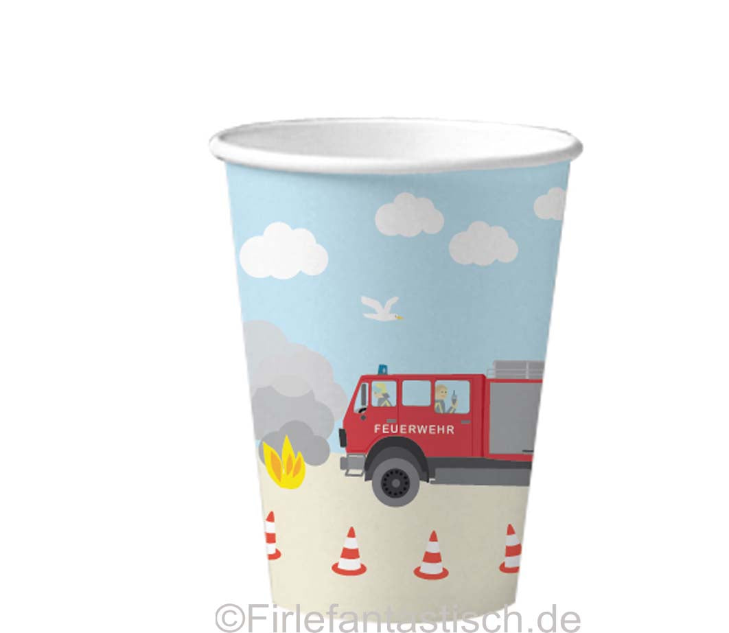 Isis Feuerwehr-Becher 8St.