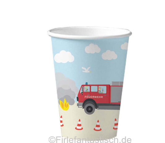 Isis Feuerwehr-Becher 8St.