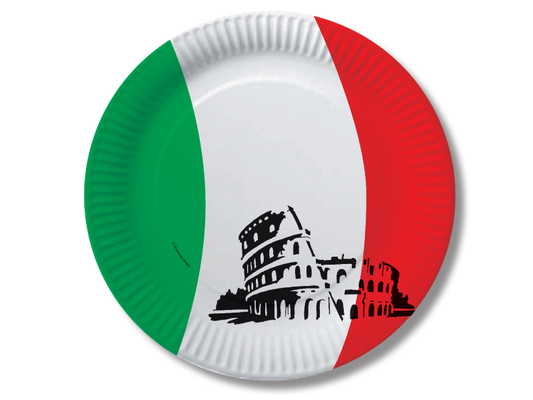 Italien-Teller 10 Stück