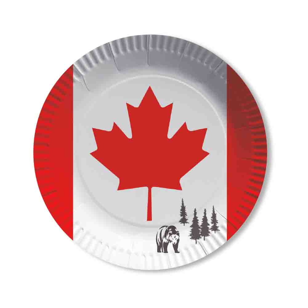 Kanada Teller 10 Stück