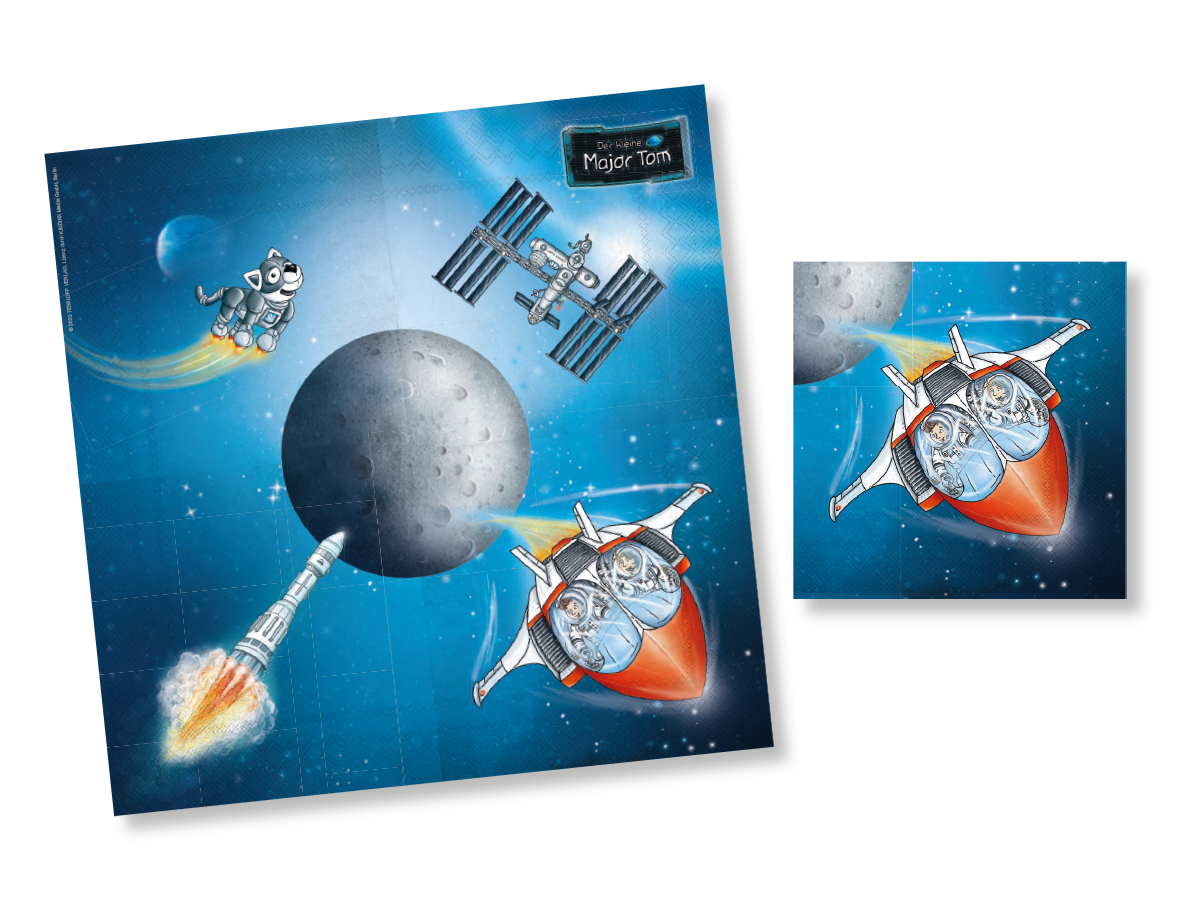 Astronaut Major Tom Servietten 20 Stück