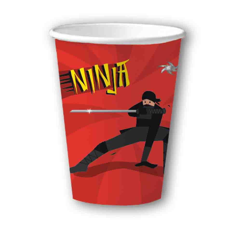 Ninja-Partygeschenk-Set: 12 Unsichtbare Tintenstifte Mit UV-Licht & 12 Mini-Notizblöcke (24 Teile)