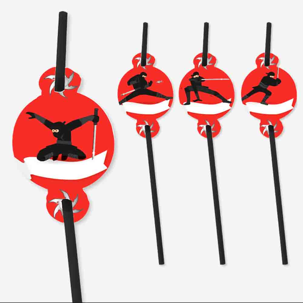 Ninja Kämpfer Tischset Ninja Partyzubehör