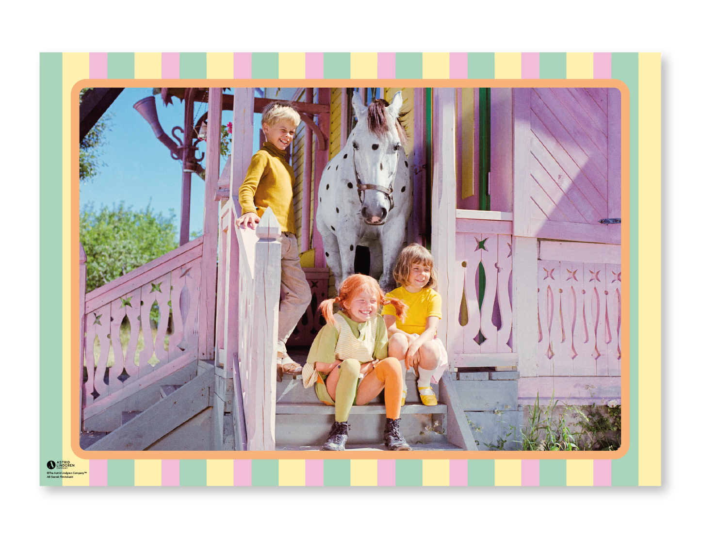 Pippi Langstrumpf-Platzsets 8 Stück