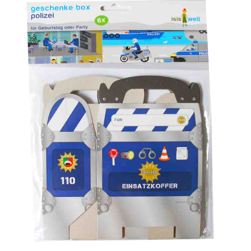 Polizei-Geschenkbox 6St.