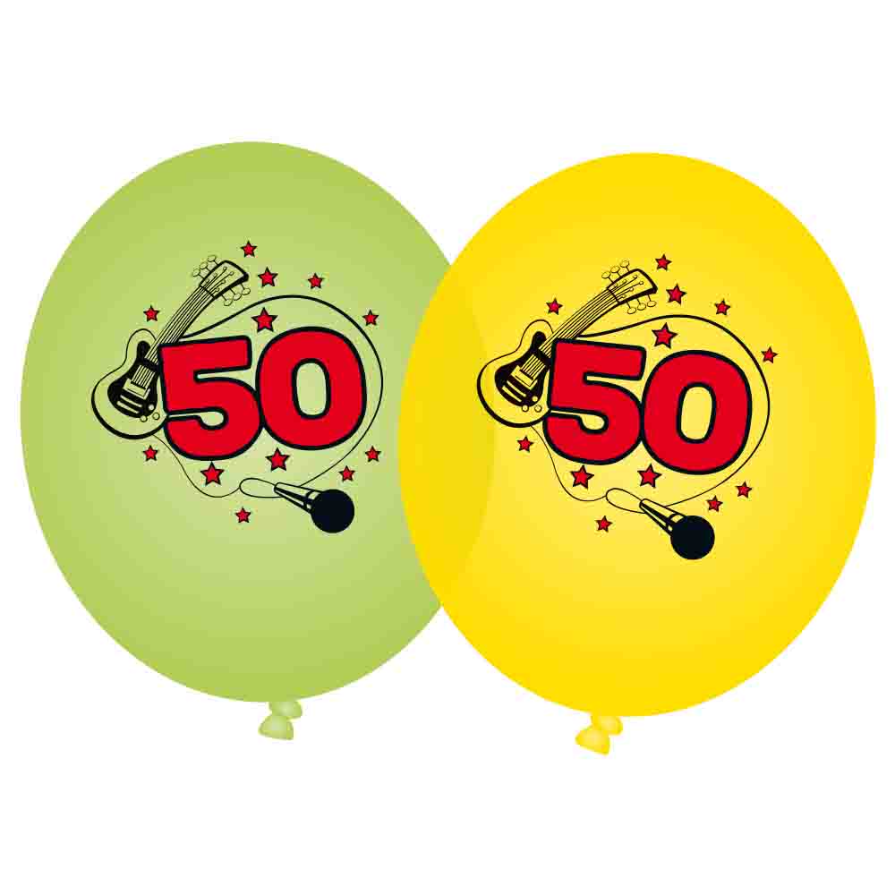 Ballons Rockparty 50