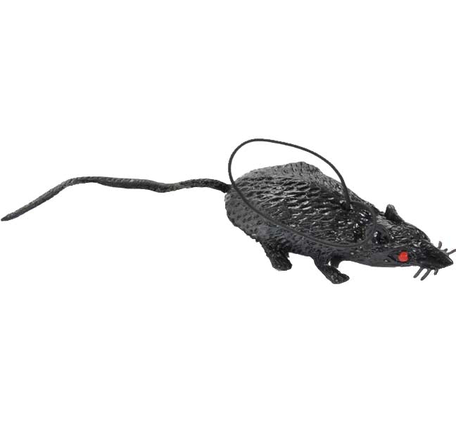 Schwarze Maus 12 cm