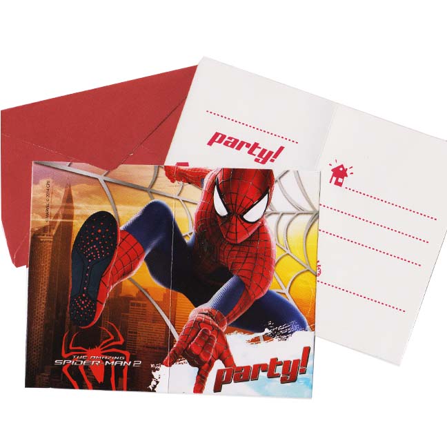 Einladungen Spiderman 2